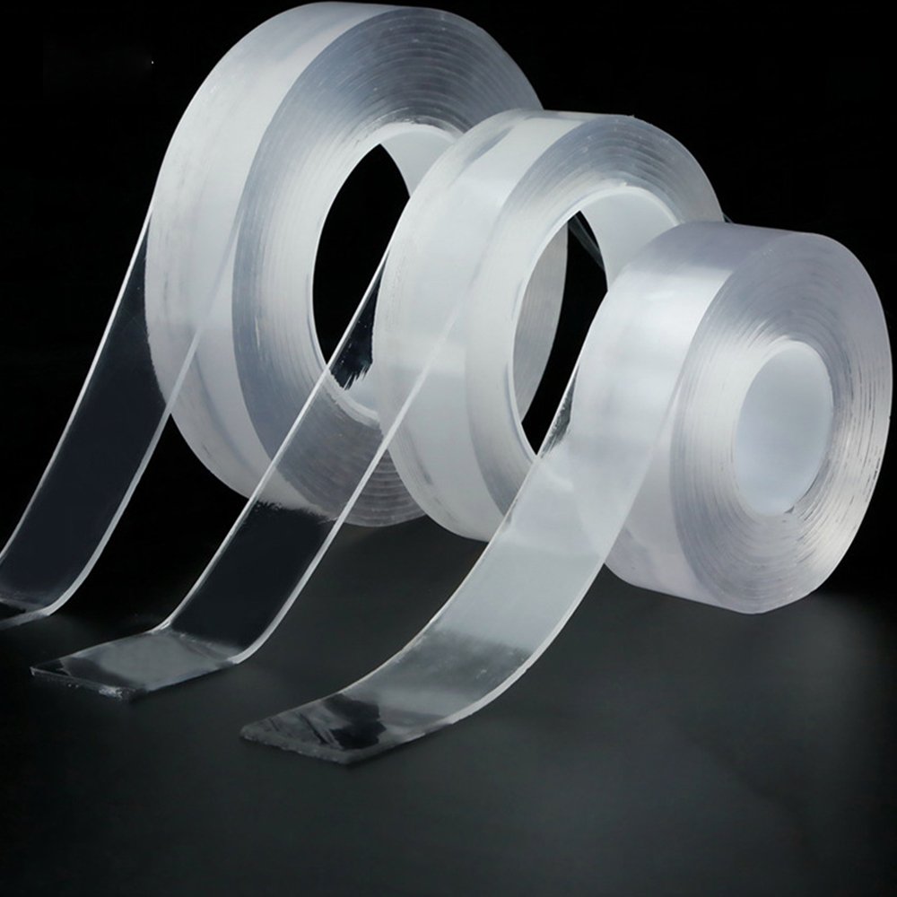 Nano Double Sided Tape Heavy Duty Washable Traceless Double Sided Nano Tape Clear Adhesive Nano Tape for Wall