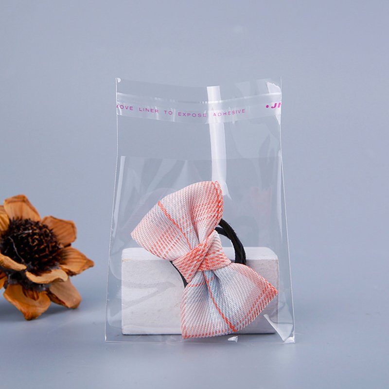 Factory Wholesale Sealable Large Clear Self Sealing Adhesive Plastic Poly Cellophane OPP Bags with Customized Logo Printing