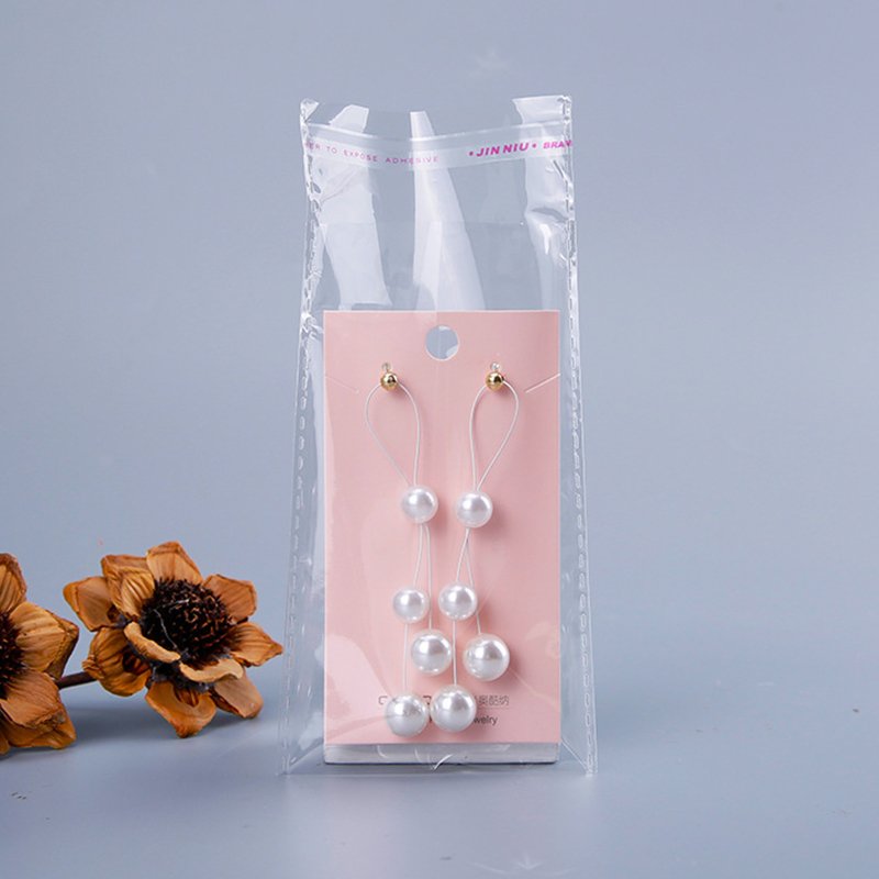 Factory Wholesale Sealable Large Clear Self Sealing Adhesive Plastic Poly Cellophane OPP Bags with Customized Logo Printing