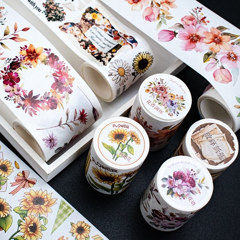 Custom decorative special ink crafts gift masking paper washi tape