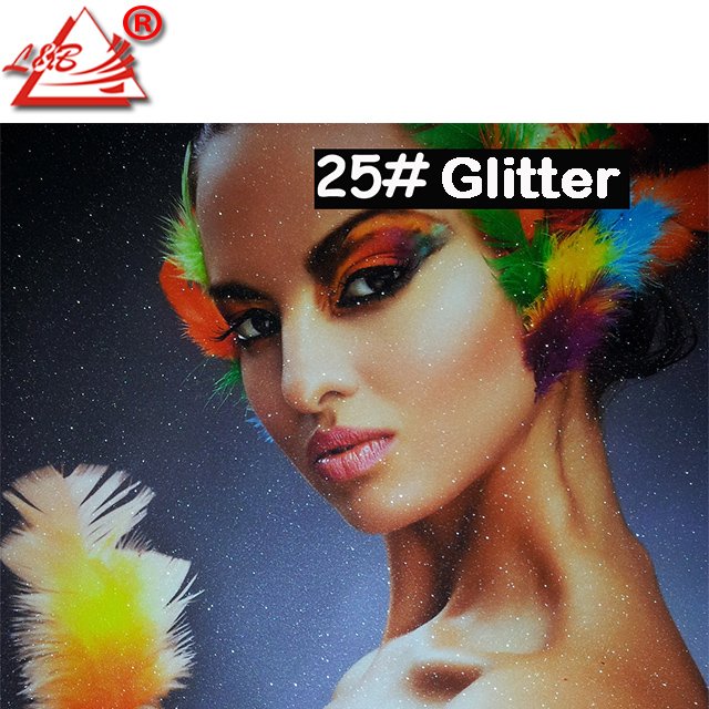 Sparkle Glitter PVC Self Adhesive Cold Laminating Film Roll For Photos Decoration, Protection
