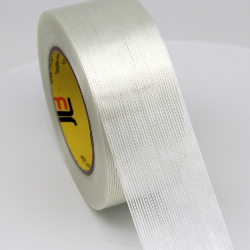 Fold Over Edge Elastic Furniture Binding Strapping Sealing Tape Fiberglass Adhesive Filament Tape
