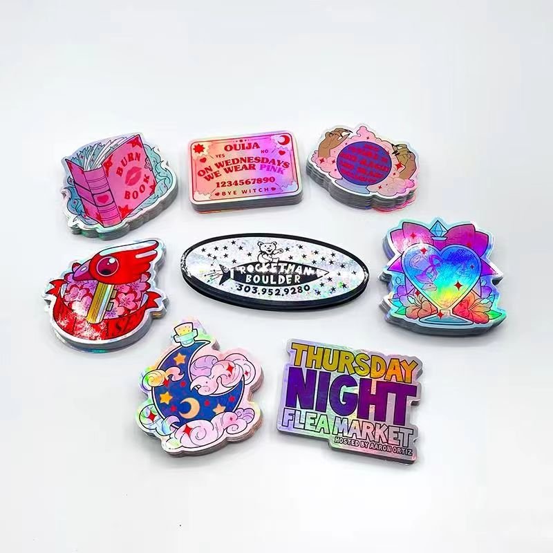 Customized BOPP Adhesive PVC Label Sticker Waterproof Die-Cutting Logo Acrylic Hot Melt for Masking