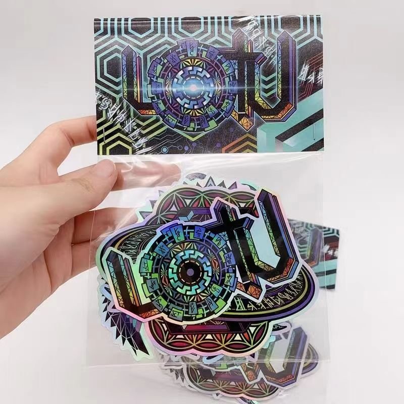 Customized BOPP Adhesive PVC Label Sticker Waterproof Die-Cutting Logo Acrylic Hot Melt for Masking
