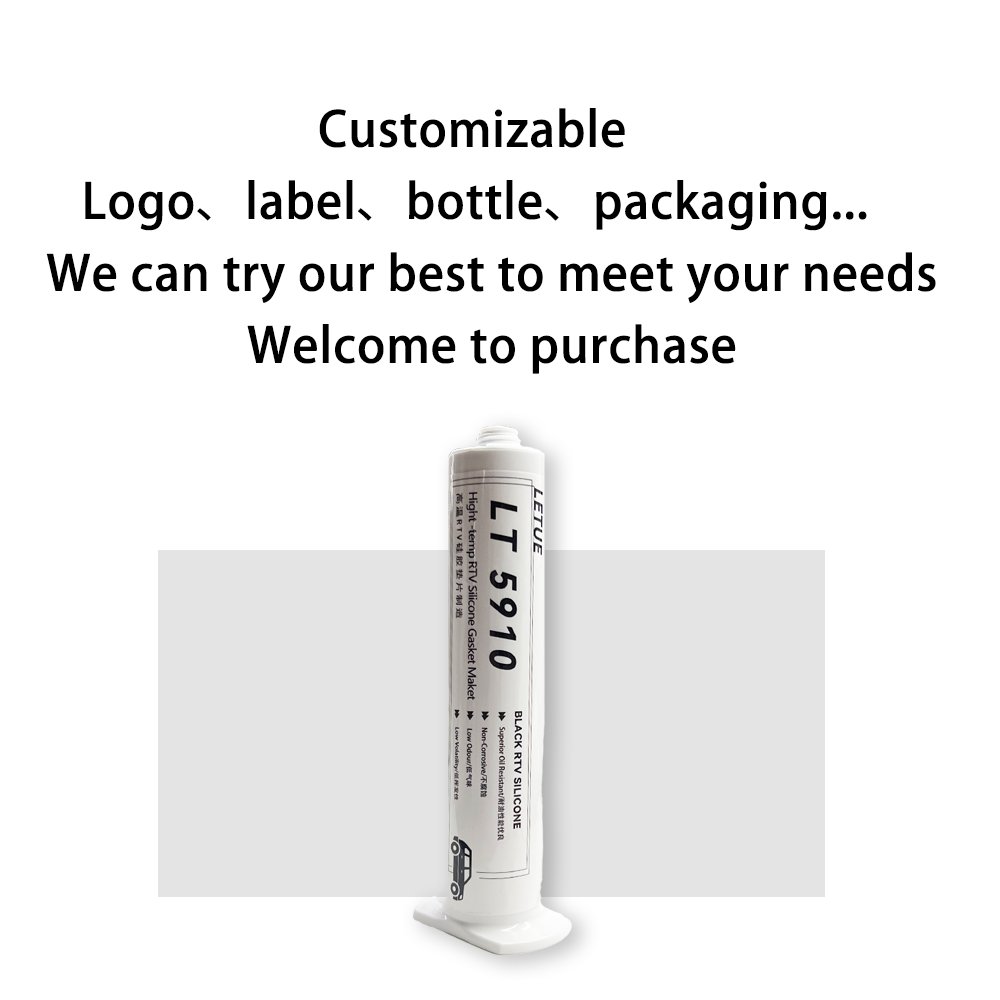 Automotive engine and industrial gasket free adhesive high-temperature resistant silicone RTV sealant
