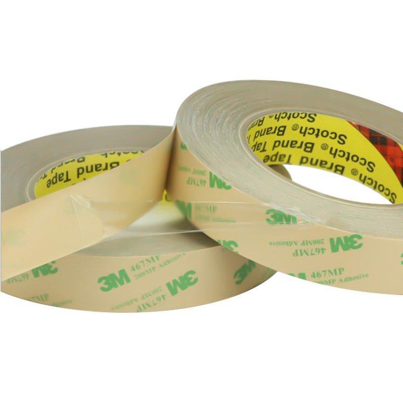 Transparent 0.05mm clear Double sided acrylic Pure adhesive film 467mp die cut paper transfer tape 200MP