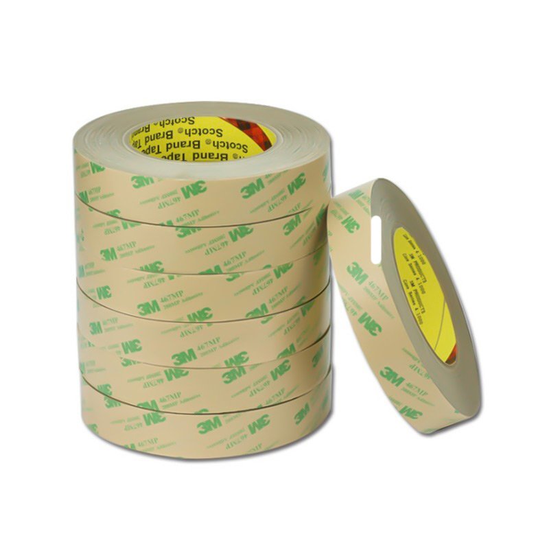 Transparent 0.05mm clear Double sided acrylic Pure adhesive film 467mp die cut paper transfer tape 200MP