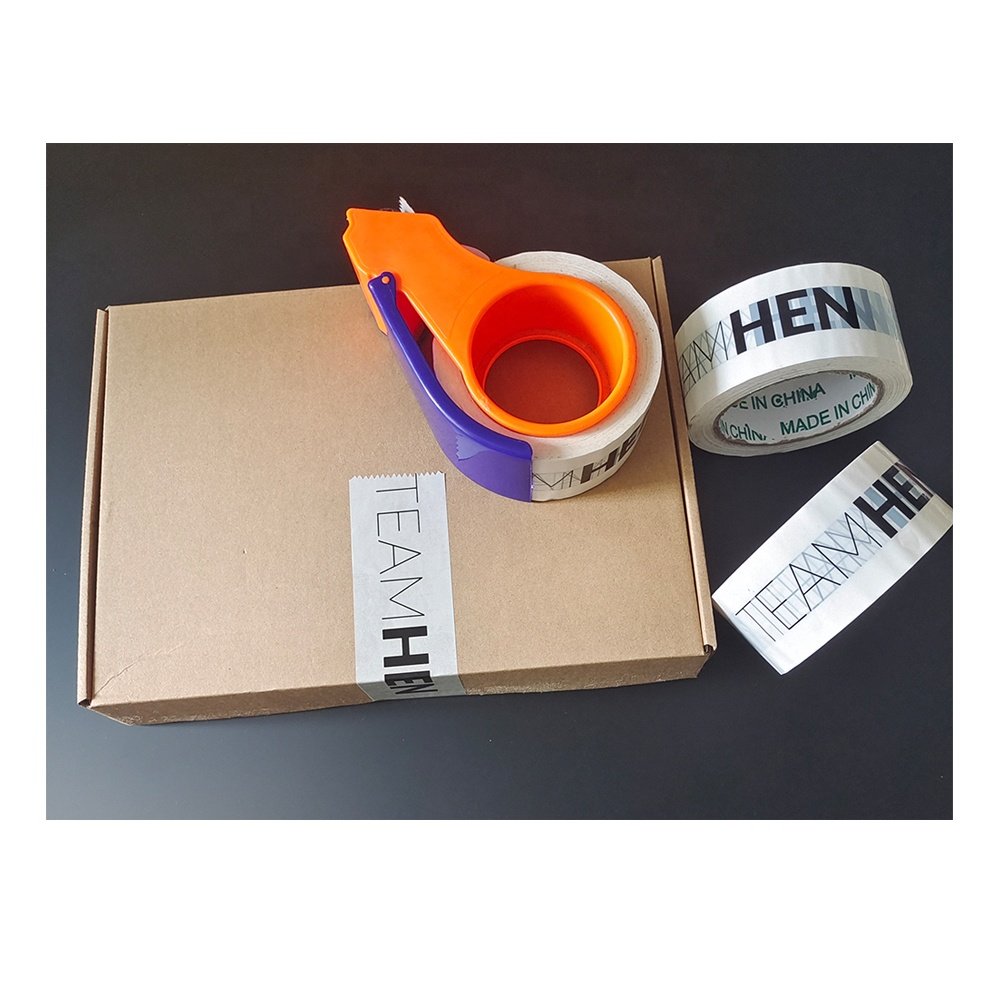 Ta-41 China Custom 3 inches bopp white adhesive carton packing duck tape with logo