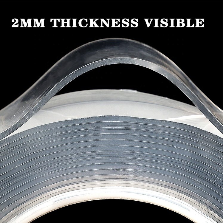 High quality nano tape double sided adhesive film reusable multifunctional nano tape double sided mounting tape