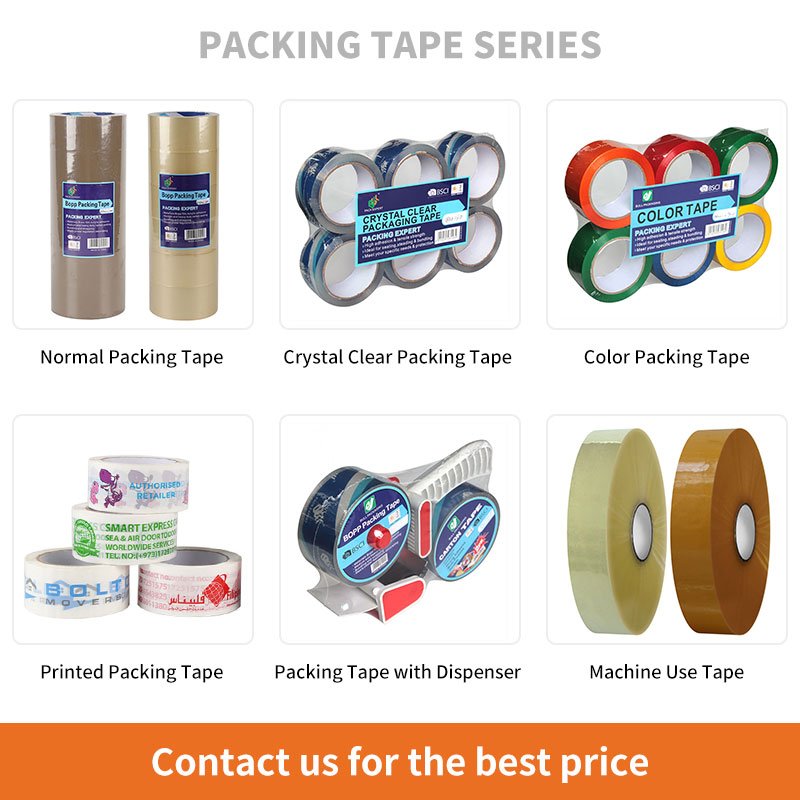 Custom Adhesive Tape OPP Super Clear Tape Box Sealing Crystal Tape