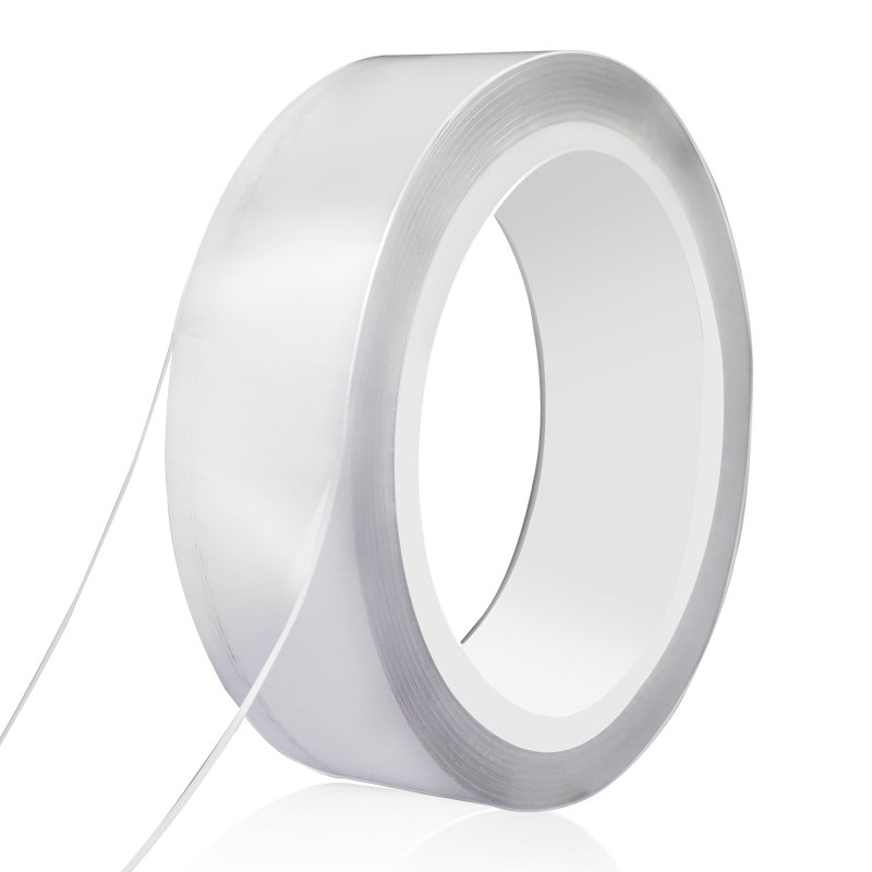 Transparent Acrylic Mounting Tape Customized Reusable Washable Adhesive Double Sided Nano Grip Tape