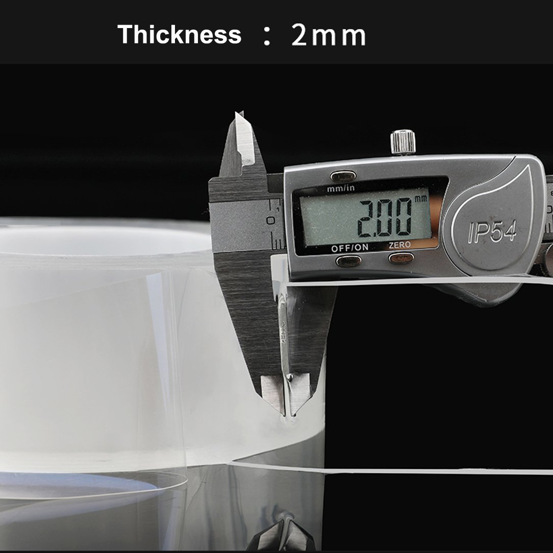 Transparent Acrylic Mounting Tape Customized Reusable Washable Adhesive Double Sided Nano Grip Tape