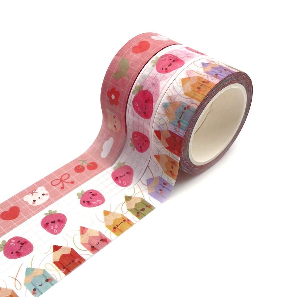 Kawaii washi tape stationery vintage tape cute sticker tape for hand ledger production materials