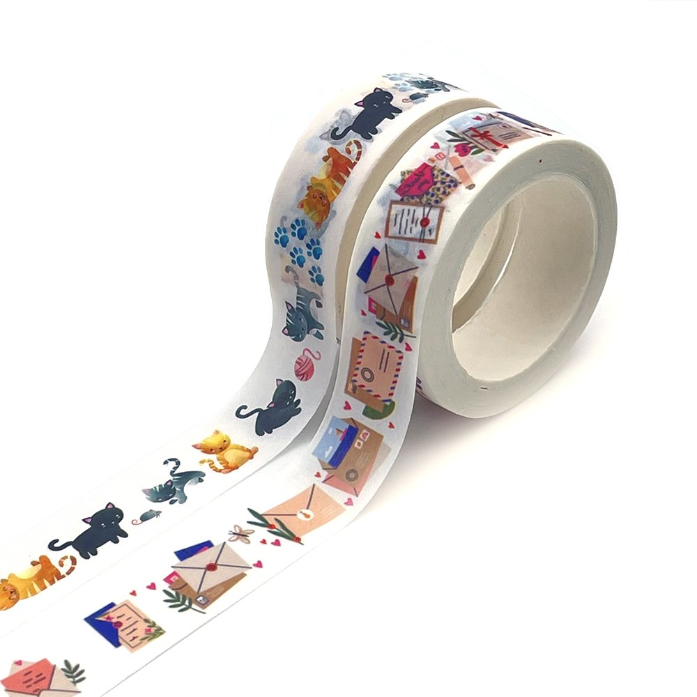 Kawaii washi tape stationery vintage tape cute sticker tape for hand ledger production materials