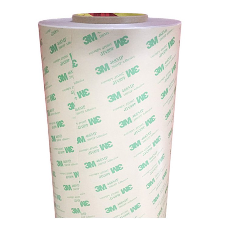 Custom tape roll 12inchx60yds 3M 468MP Double Sided Adhesive tape 3m 468mp 200mp adhesive Transfer Tape