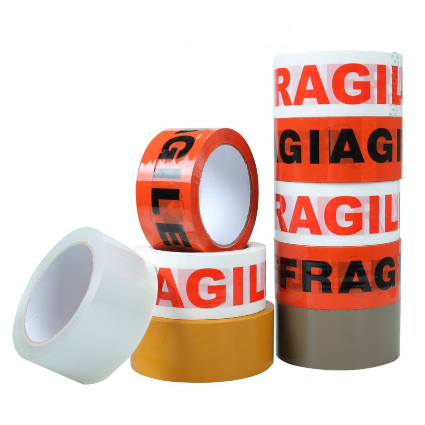 Yongsheng Manufacturer Directly Sales Waterproof Fragile Cotton White Adhesive Packing custom adhesive tapes