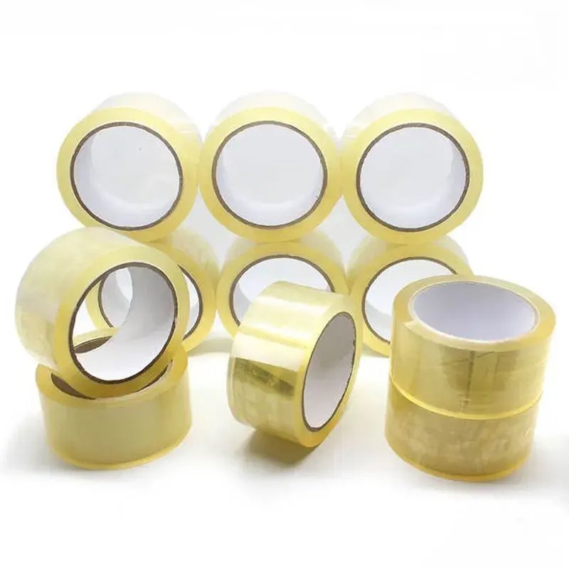 BOPP Sealing Clear Box Adhesives Transparent Sticky Carton Custom Shipping Customized Packaging Packing Tape