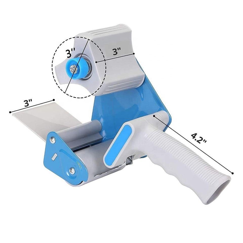 48mm Custom Office Packaging Tape Dispenser 2" Metal Adhesive Tape Cutter Packing Seal Dispenser