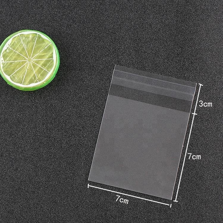 Factory Direct Sale Customized Resealable Printed Recycled Poly Cellophane Clear Cello Bags<