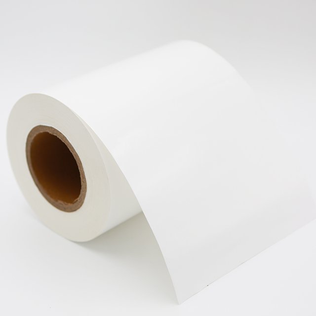 Custom Size Gloss white PP Sticker Paper polypropylene sticker Self Adhesive Synthetic PP Materials Rolls