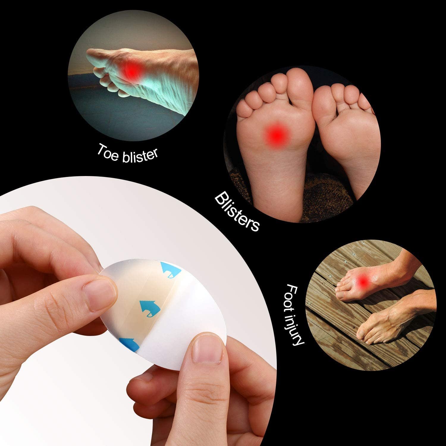 OEM Hydrocolloid Adhesive Bandages Burn Wounds Patches Hydrocolloid Blister Plaster Invisible Hydrocolloid