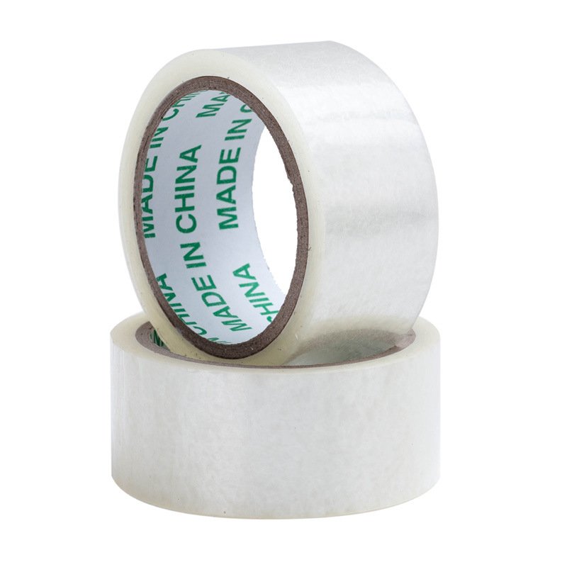 Low Noise Acrylic Plastic Strong Adhesion Super Clear BOPP Sticky Transparent Box Cartons Packing Tape