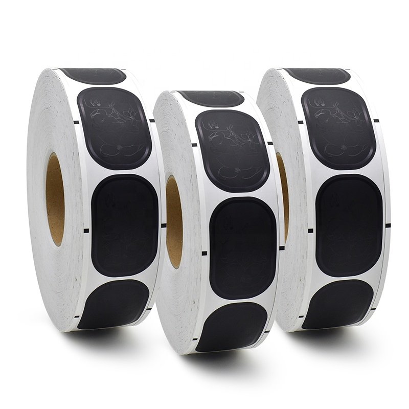 Custom Logo Printing Roll Labels UV spot Self Adhesive Private Sticker