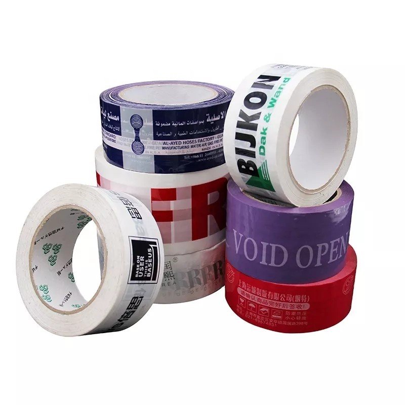 Sale Well Acrylic Box Carton Sealing Custom Bopp Packing Tape Sealing Offer Printing Customized Waterproof Adhesive Single Sided
