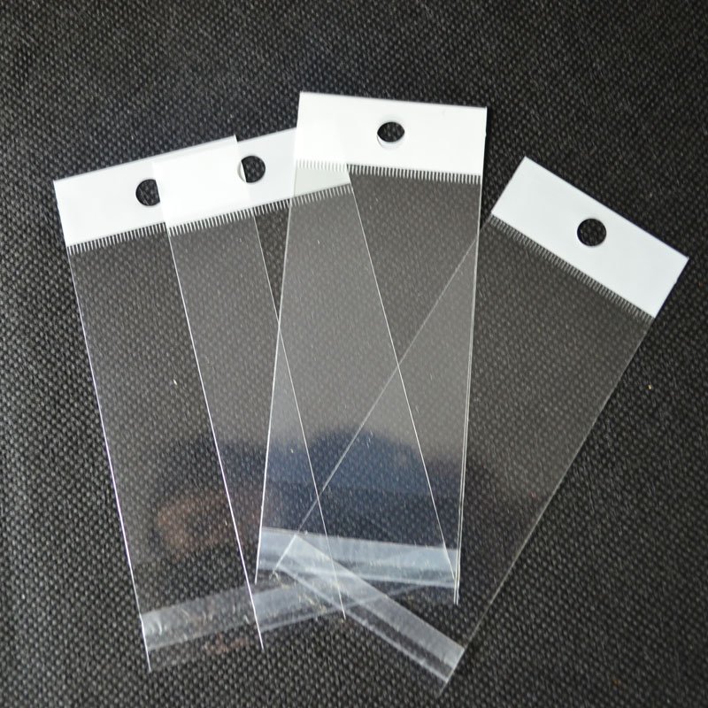 custom printing self adhesive plastic packing clear opp bag poly bags for clothing