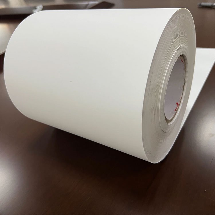 Glossy white pearly PP film sticker waterproof sticker for inkjet printer stickers packaging labels roll adhesive labels