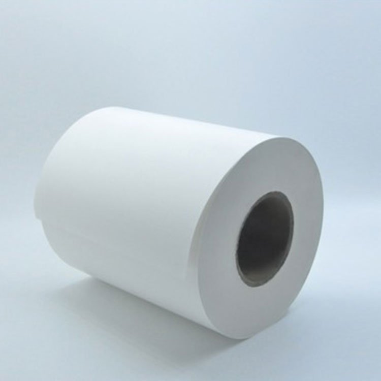 Glossy white pearly PP film sticker waterproof sticker for inkjet printer stickers packaging labels roll adhesive labels