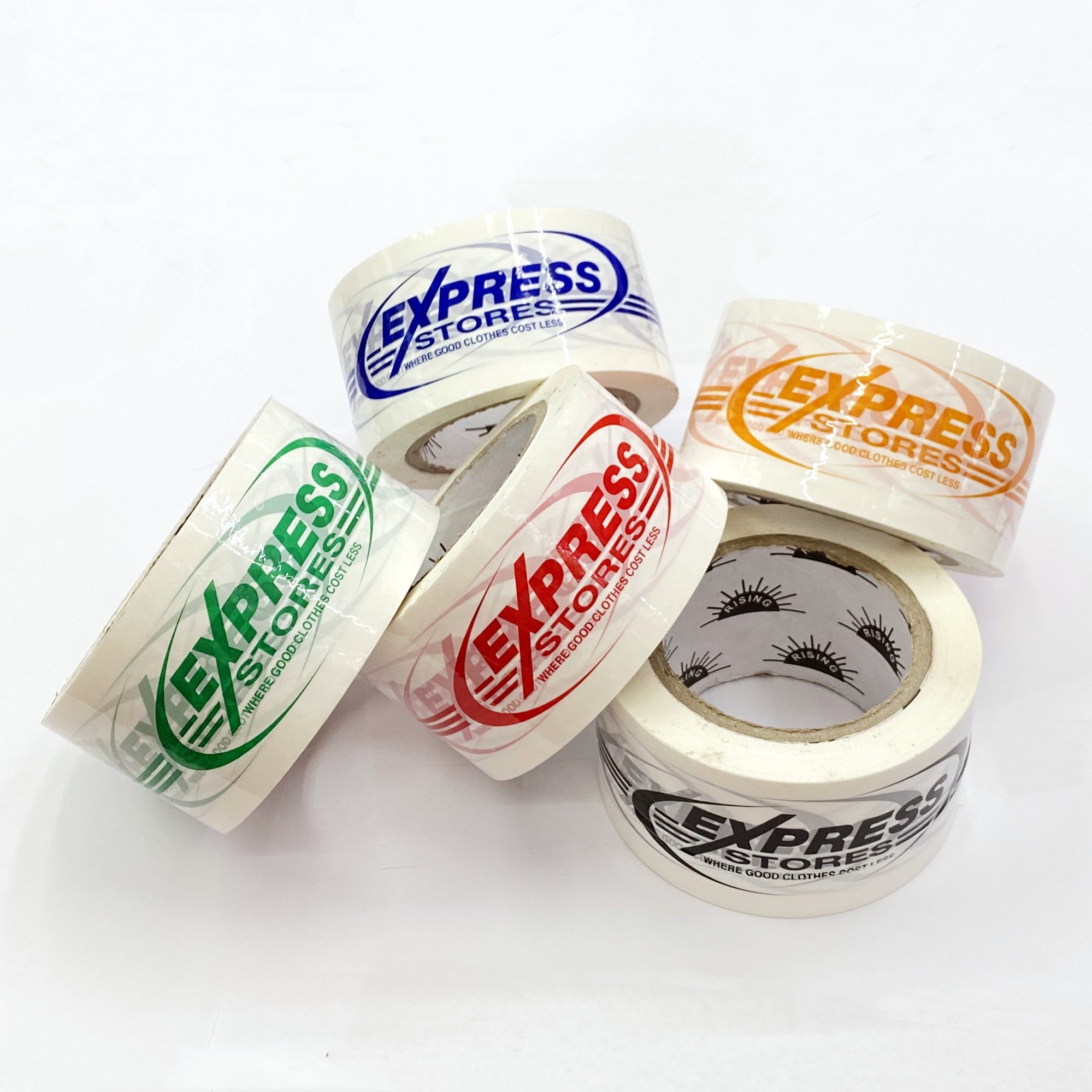 custom logo printed adhesive tape cello tape BOPP cinta adhesiva shipping box sealing tape professional factory