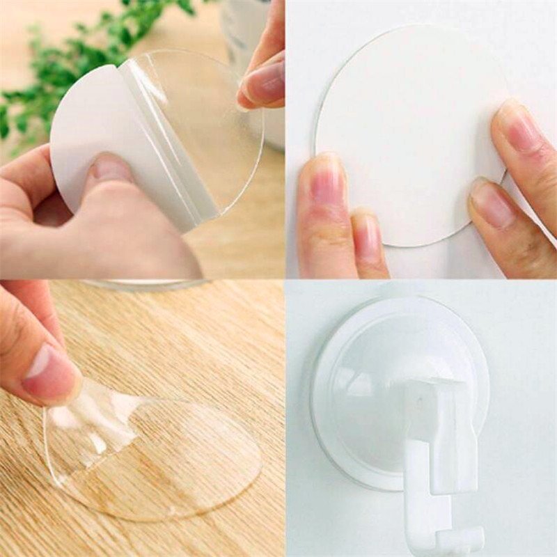 Deson Nano Sticker Transparent Round Acrylic for Photo Frame Decoration Reusable Strips Waterproof PU OEM MS