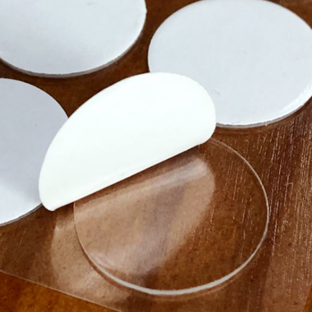 Deson Nano Sticker Transparent Round Acrylic for Photo Frame Decoration Reusable Strips Waterproof PU OEM MS