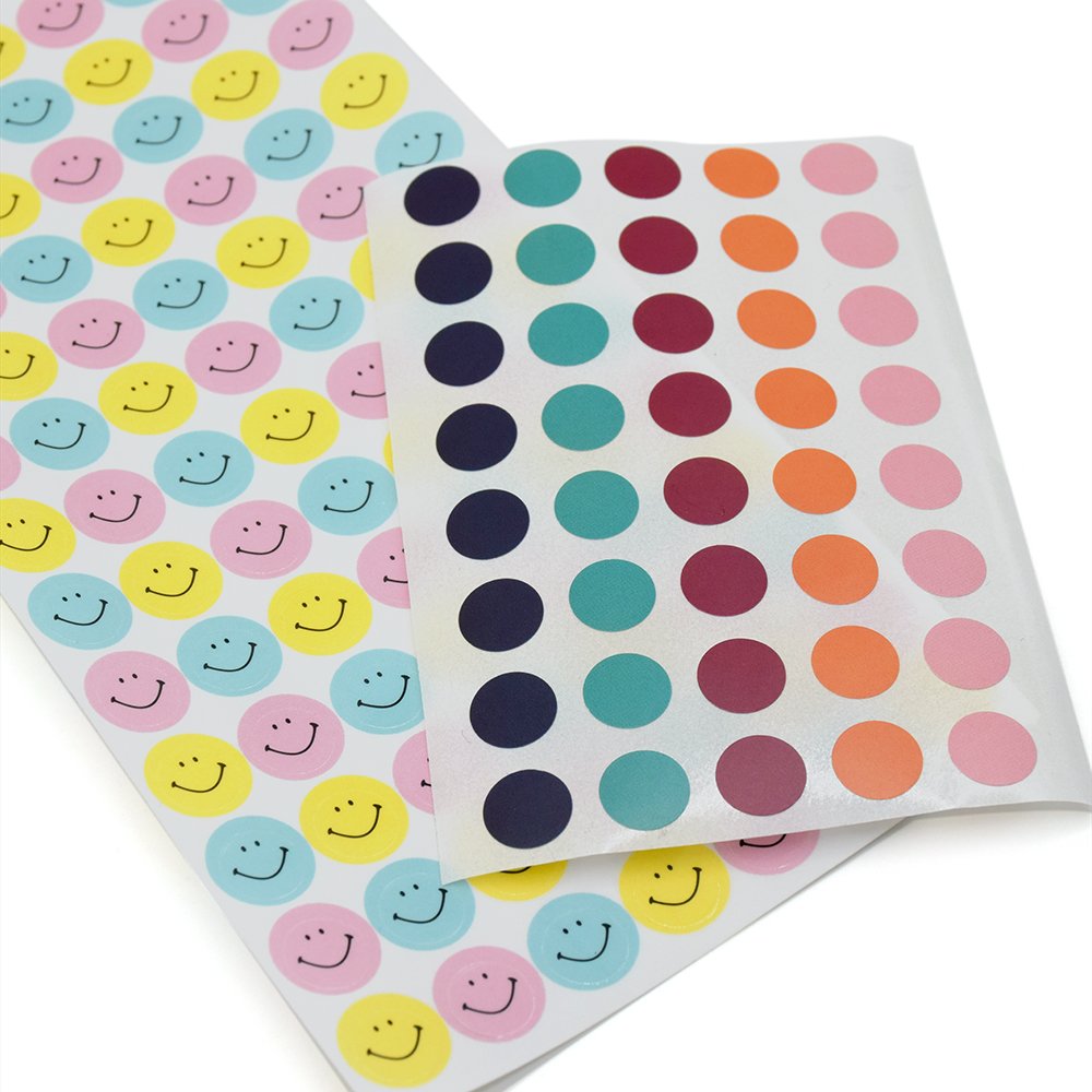 Customized OEM Printing Brand Adhesive Paper Packaging Wrap Roll Logo Stickers Labels