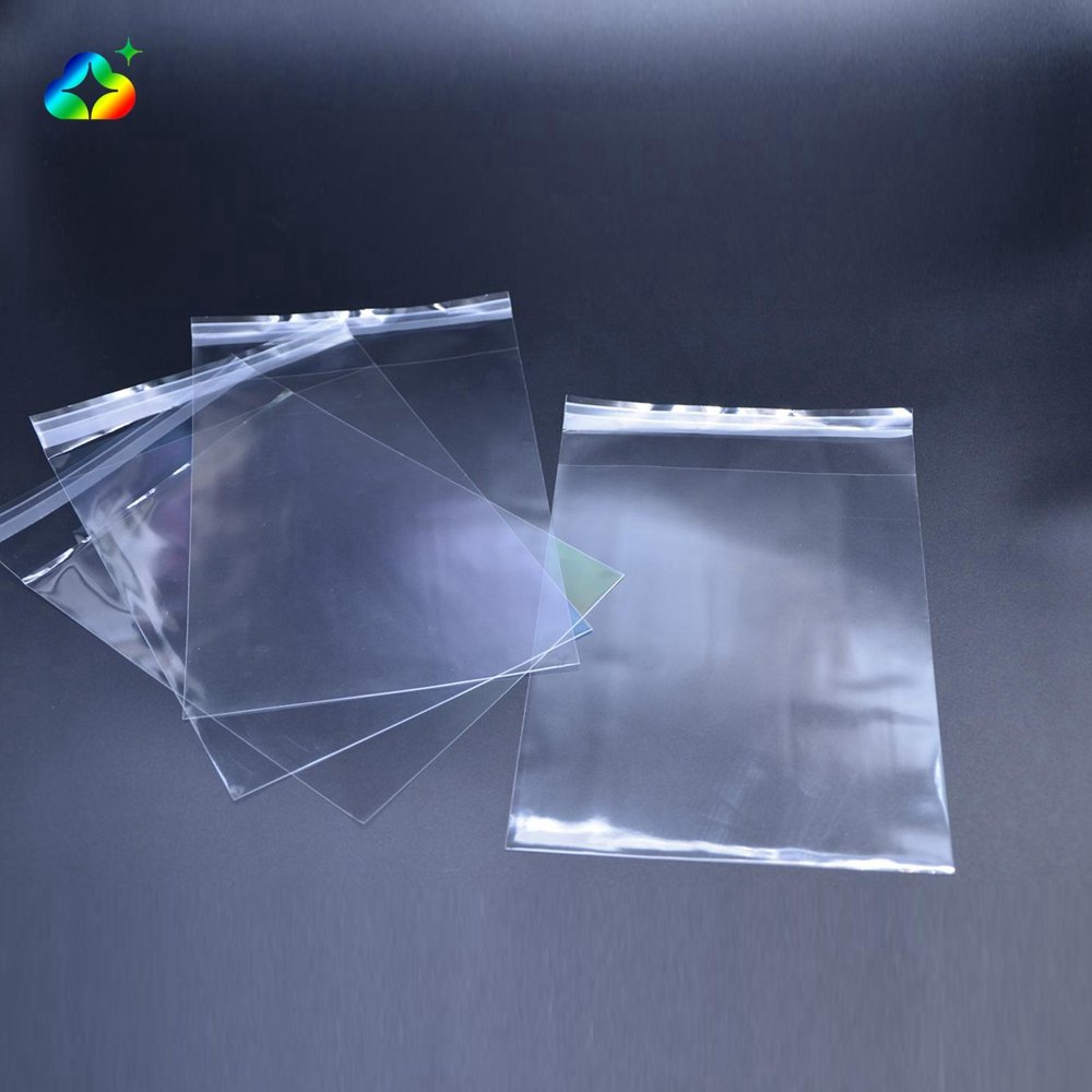 Factory Price Customized Packaging Transparent Clear Opp Plastic Bags With Self Adhesive