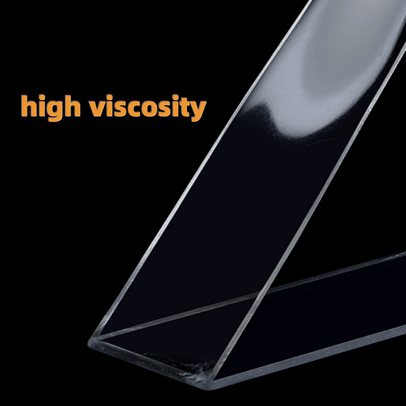 Washable Removable Pu Gel Ivy Grip Waterproof Double Sided Transparent Reusable Adhesive Nano Tape