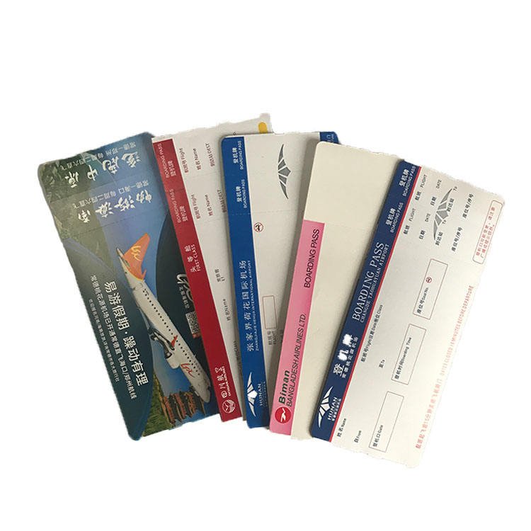 Factory custom thermal New design durable 175gsm thermal Blank-note paper ticket event ticket boarding passes rolls raw material