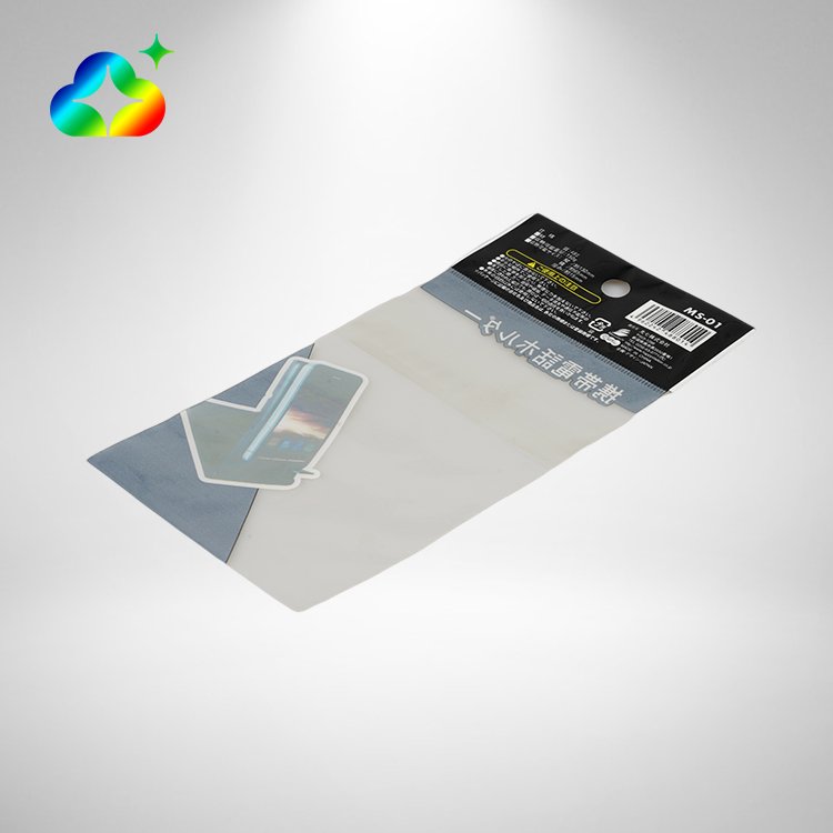 Custom Printing Self Adhesive Header Card Clear Transparent Plastic Opp Bags For Gift Sticker Packing