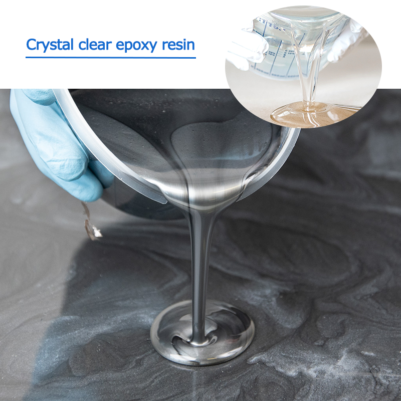 Resin Epoxic Clear Scratch Resistant Metallic Epoxy Floor Resin Paint Coating Epoxy Suppliers Resin A And B for Floor