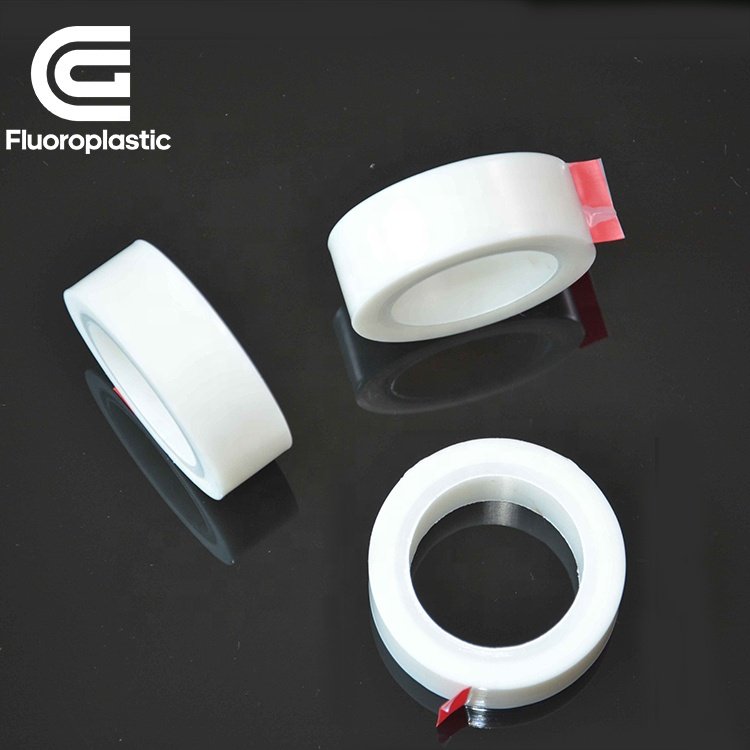 0.08mm factory sale heat resistant chukoh asf-110fr white ptfe film silicone adhesive tape