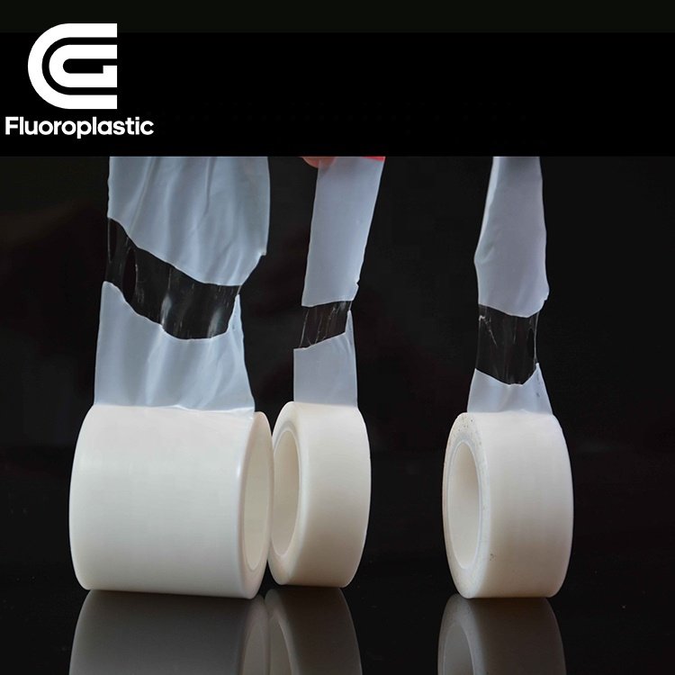 0.08mm factory sale heat resistant chukoh asf-110fr white ptfe film silicone adhesive tape