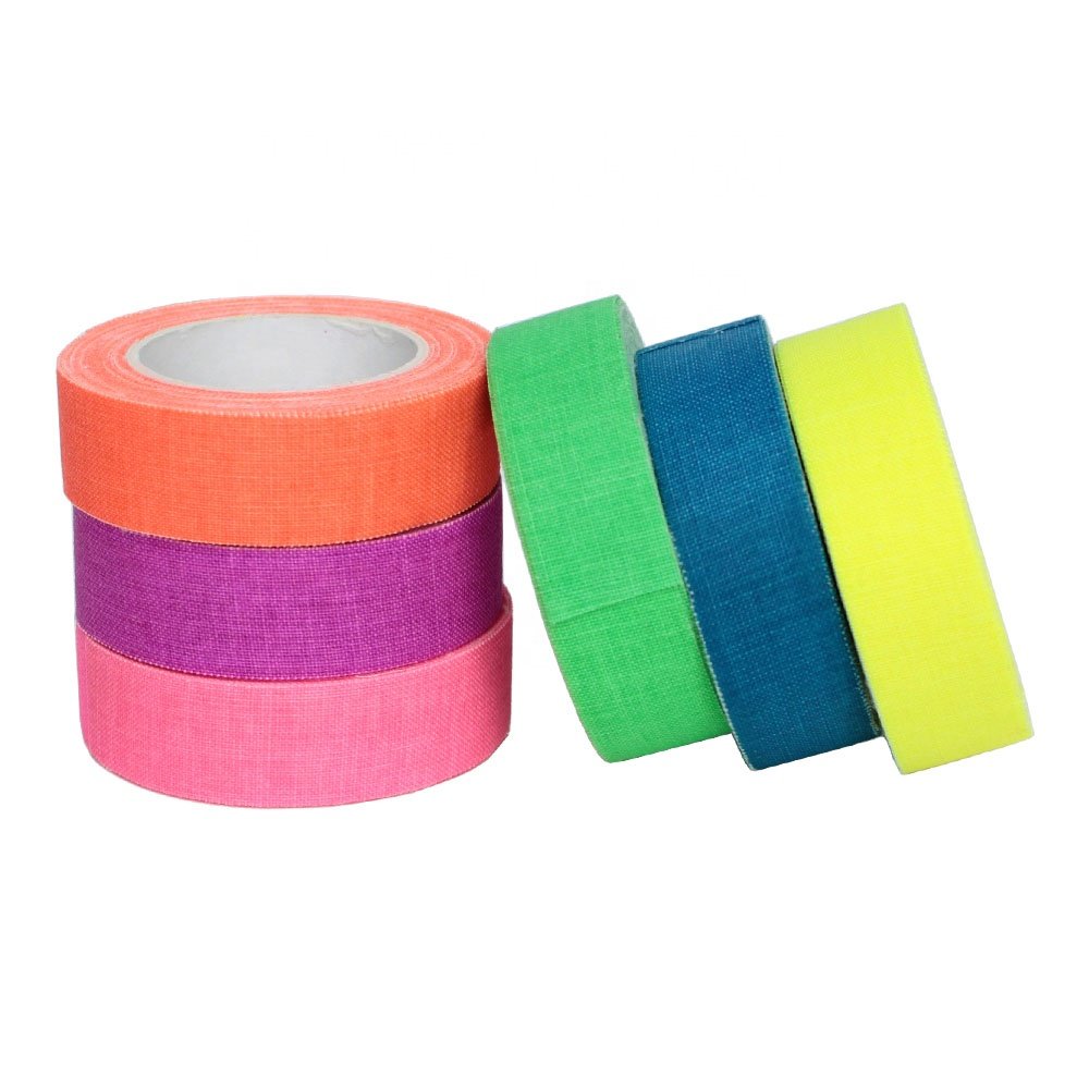 1- Recyclable Colorful UV Resistant Reflective in the Night Nylon Cloth Base Fluorescent Gaffer Self Adhesive Tape