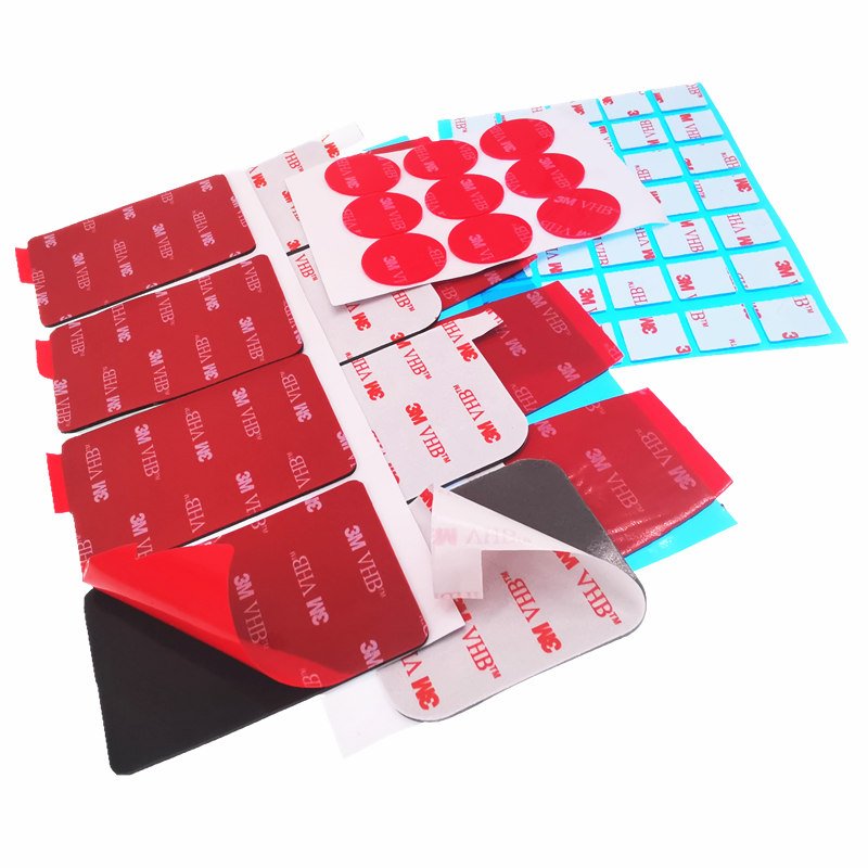 Permanent High Strength Customized Shape And Sizes 3M Die Cut Double Side Tape Sticker Circle Tape Pad