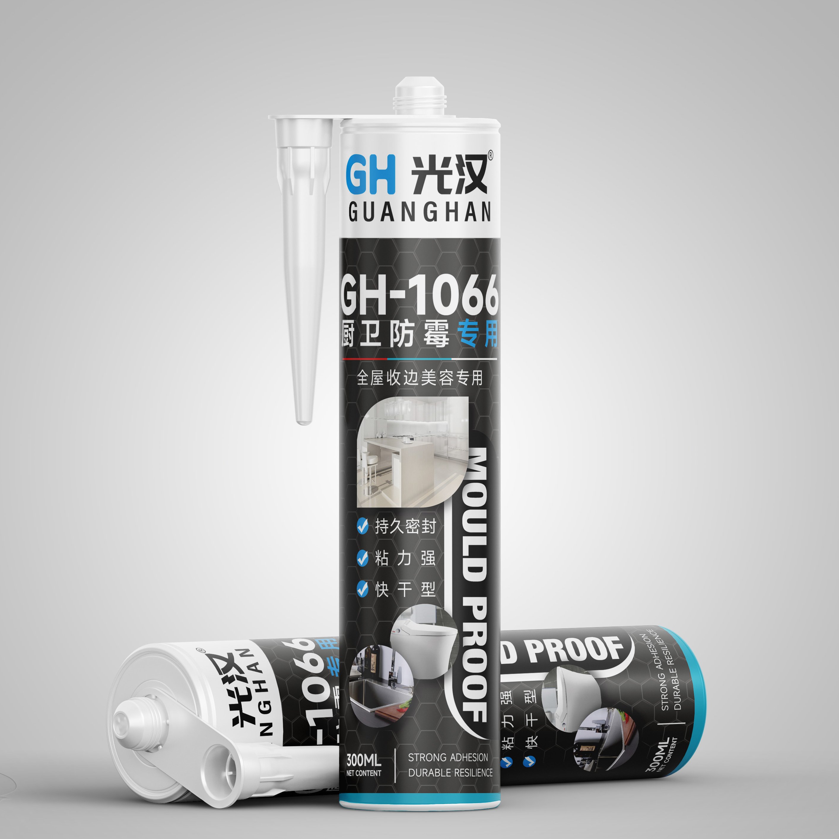 Kitchen and Bath Anti Mold Adhesives Glues Silicone Sealant