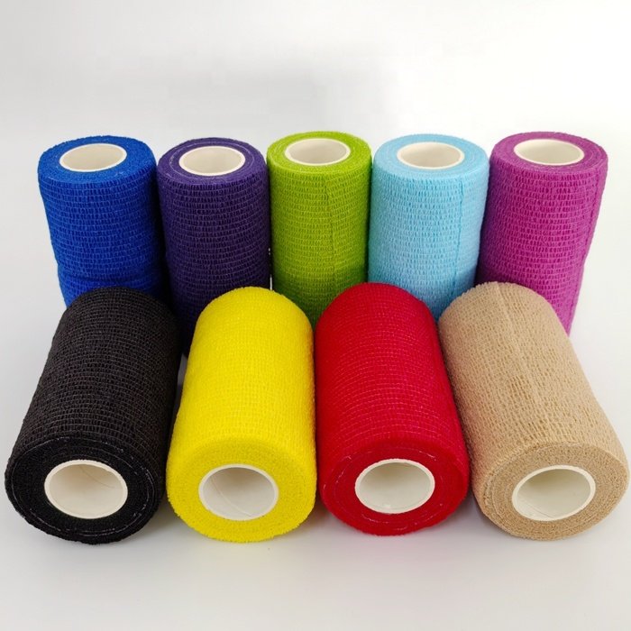 Medical Flexible Vet Wrap Printed Cohesive Bandage