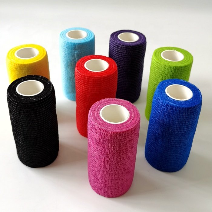 Medical Flexible Vet Wrap Printed Cohesive Bandage