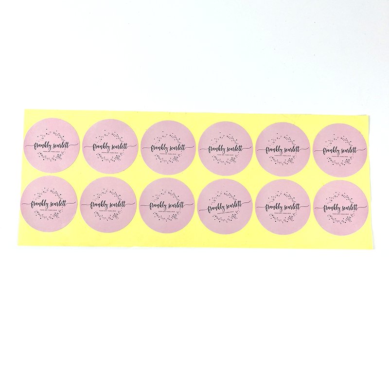 Custom Logo Printing Waterproof Sticker Design Thank You High Quality Self Adhesive Labels Dumb Silver Sticker