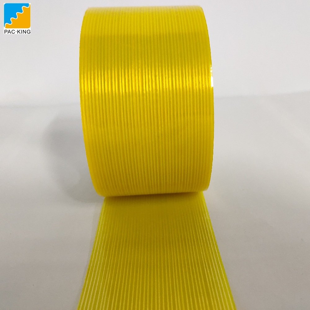 Wear Resistant Bidirectional Filament Tape Adhesive Fiberglass Reinforced Strapping Tape Glass Fiber Tape