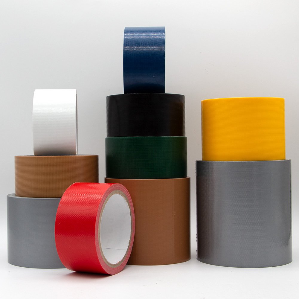 Silver Color Fabric Cloth Duct Tape Factory Supplied Rubber Adhesive for Carpet Edge Binding Tent Water Pipe Repair Masking Use